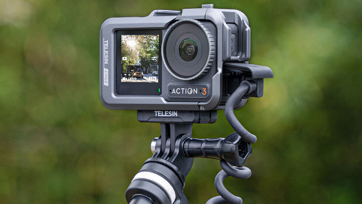 TELESIN Aluminum Cage for DJI Osmo Action 3 / Osmo Action 4
